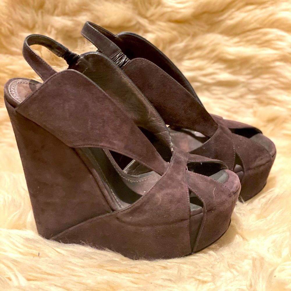 Dolce & Gabbana suede wedges